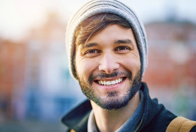 A man enhance your smile with dental bonding